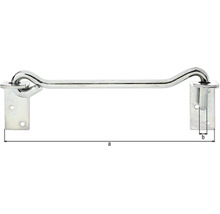 Sturmhaken 12x280 mm galv. verzinkt, dickschichtpassiviert 1 Stück