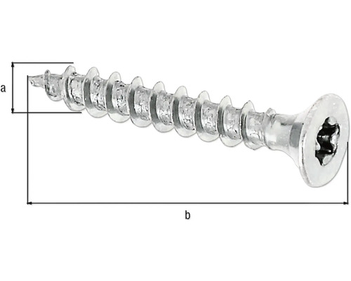 Holzschraube mit Senkkopf und Torx Antrieb