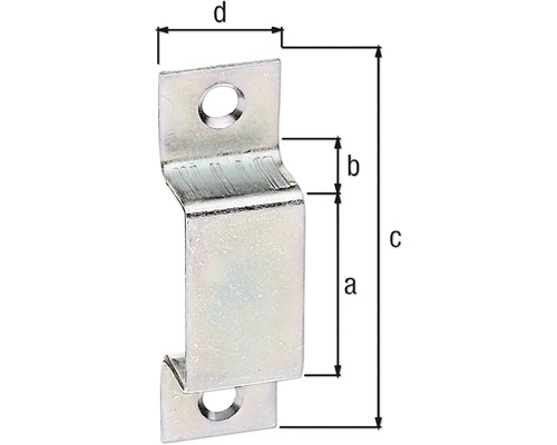 Metall Distanzschelle mit Abmessungen