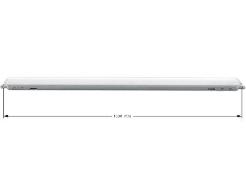 Feuchtraumleuchte mit einer Länge von 1500 mm