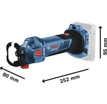 Bosch Professional Akku-Multifunktionswerkzeug mit Abmessungen