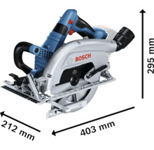 Akku-Kreissäge Bosch Professional GKS 18V-70 L, ohne Akku und Ladegerät inkl. L-BOXX 238