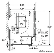Waschtrockner WKD28543 Bosch Fassungsvermögen Waschen 7 kg / Fassungsvermögen Trocknen 4 kg 1400 U/min BxHxT 59,5x82x58,4 cm