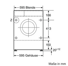 Waschtrockner WKD28543 Bosch Fassungsvermögen Waschen 7 kg / Fassungsvermögen Trocknen 4 kg 1400 U/min BxHxT 59,5x82x58,4 cm