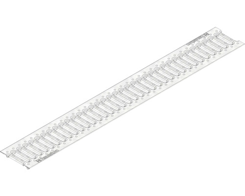 Traufelblech aus Metall mit Löchern