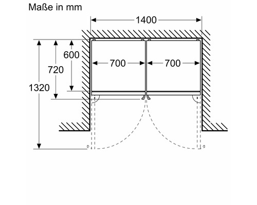 Maße einer Schiebetür in Millimeter