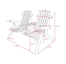 Gartenbank 153 x 85 x 101 cm Holz