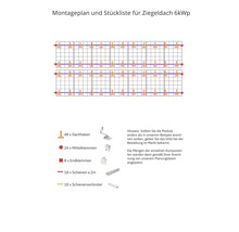 PV-Komplettanlage mit Speicher 7,68 kW (notstromfähig) 6 kWp inkl. Hybrid-Wechselrichter + Zubehör für Ziegeldach Solarmodul-Set PV-Modul Anzahl 14 Stück-thumb-5