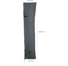 Schutzhülle für Heizstrahler mit den Maßen circa 570 x 570 x 2400 Millimeter.
