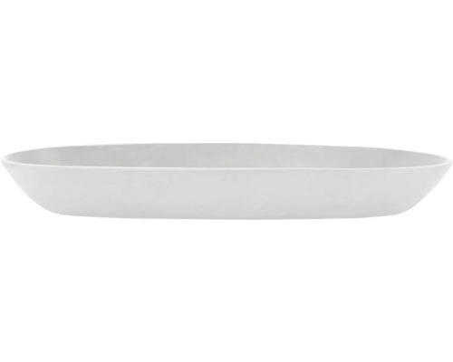 Ovale Pflanzschale aus Keramik