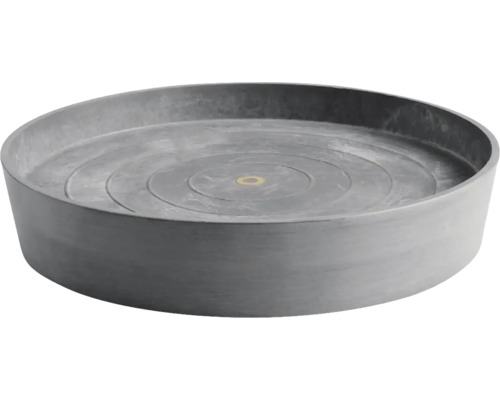 Runder Pflanzenuntersetzer aus Kunststoff