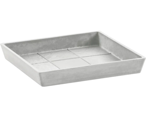 Quadratische Pflanzschale aus Kunststoff