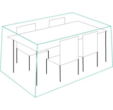 Schutzhülle für Gartenmöbel GARDEN PLACE 165x135x95 cm