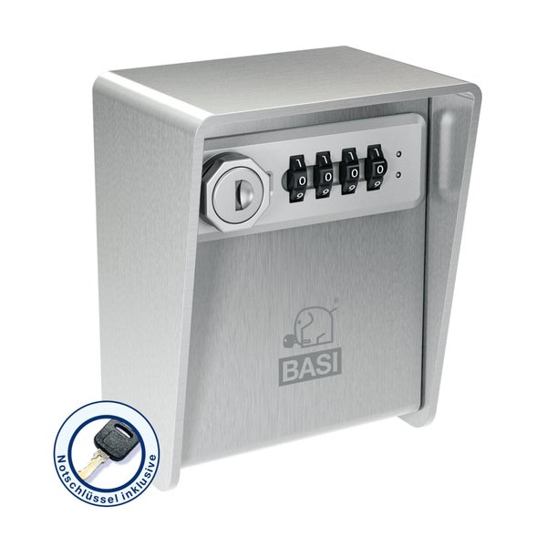 BASI Schlüsselsafe mit Zahlencode und Notschlüssel
