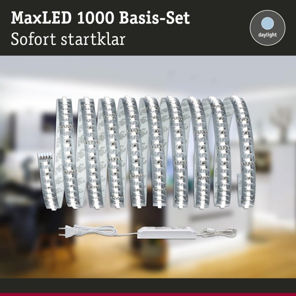 MaxLED 1000 Basis-Set mit Netzteil und LED-Streifen