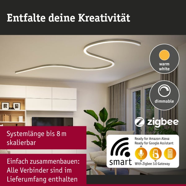 Linion Einspeisung Power Channel Zigbee 230/24V 17W Chrom matt 1m