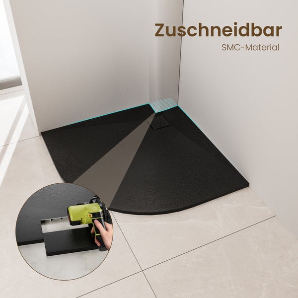 Eckdusche mit anpassbarem SMC-Material und Werkzeug