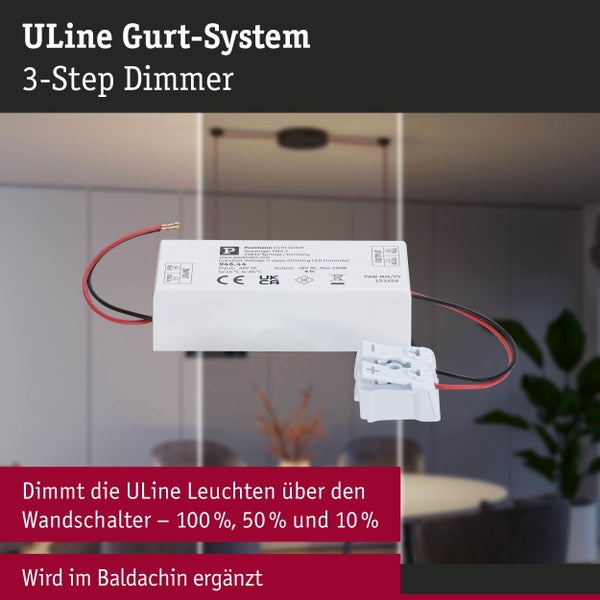 ULine 3-step-Dimmer bis max. 200 W 48V