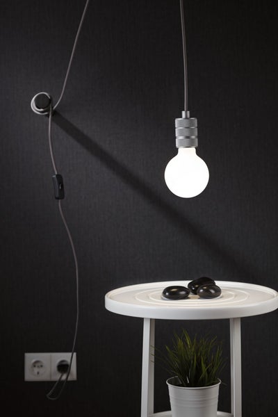 Neordic Pendelleuchte Tilla inkl. Stecker E27 max. 20W Alu dimmbar Metall