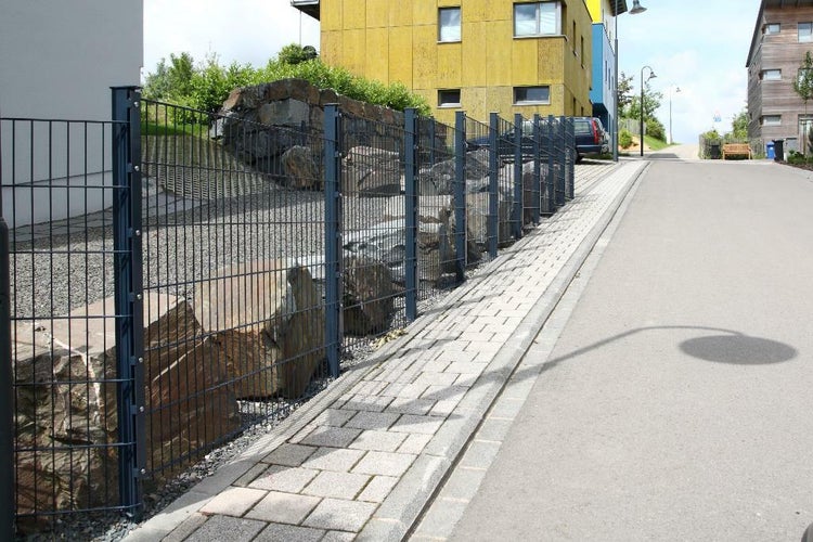Doppelstabzaunmatte Draht: 6/5/6 mm Breite: 2,5 m Höhe: 1830 mm Anthrazit