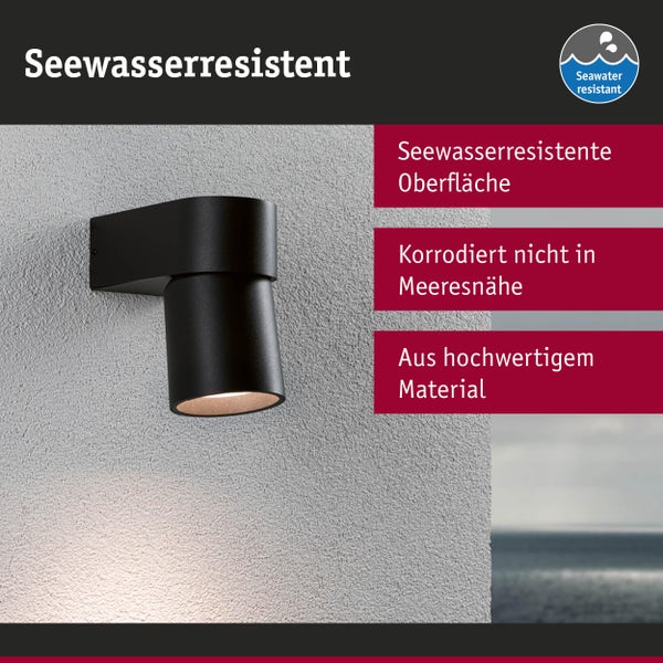 Seewasserbeständige Aussenleuchte zur Wandmontage
