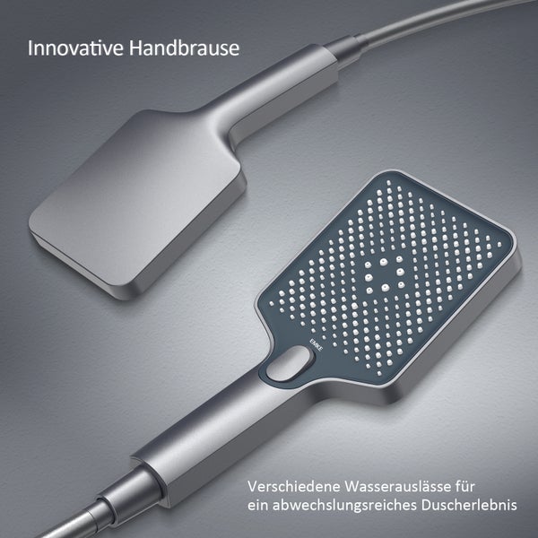 Emke Handbrause mit verschiedenen Wasserauslässen