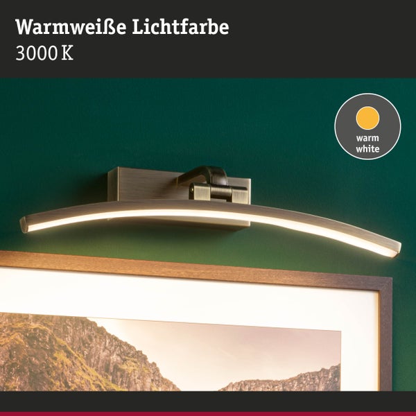 LED Bilderleuchte Bento 3000K 480lm 230V 8,5W Altmessing
