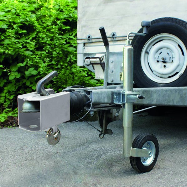 Anhängerkupplung mit Stützrad für Anhänger