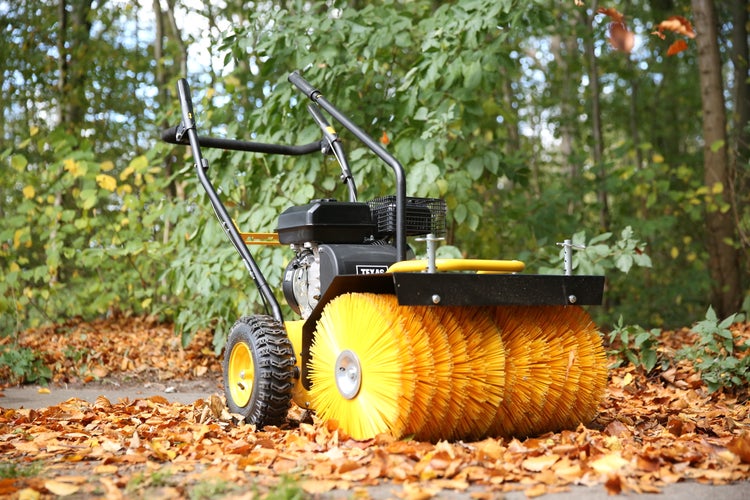 Kehrmaschine Benzin TEXAS Handy Sweep 690TG 3in1 mit Schneeschild – 212ccm Power für jede Jahreszeit