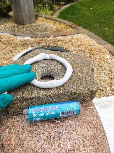 WEICON Repair Stick Aqua|Reparaturknete für Unterwasseranwendungen|115 g|altweiß