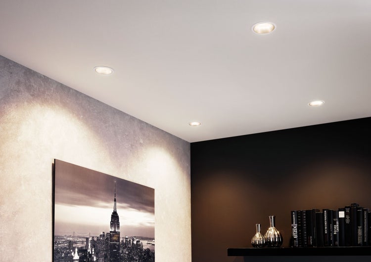 LED Einbauleuchte 3-Step-Dim Cole Coin 6er-Set IP44 rund 88mm Coin 6x6W 6x460lm 230V dimmbar 2700K Weiß, Gold matt