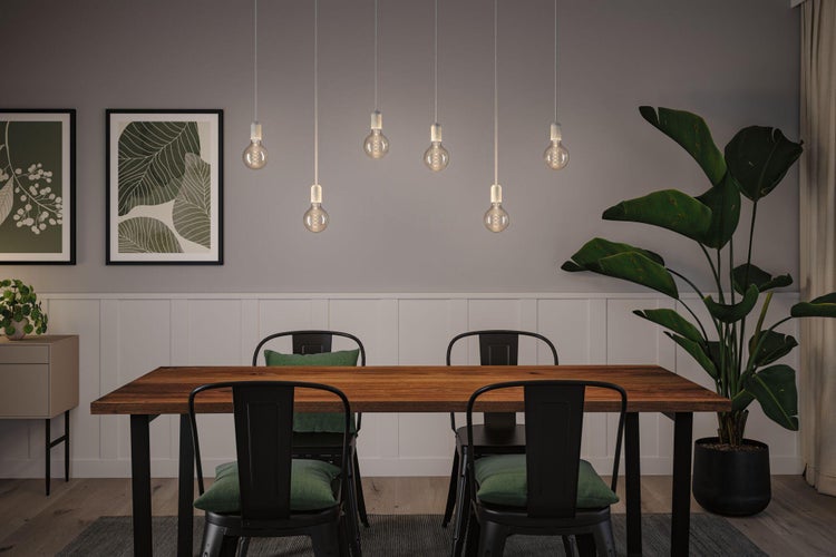 Rustic Shine Standard 230V LED Globe E27 Filament in S-Form 170lm 4,2W 1800K dimmbar Rauchglas