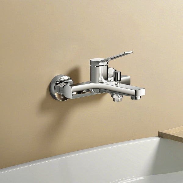 Aufputz-Badewannenarmatur zur Wandmontage