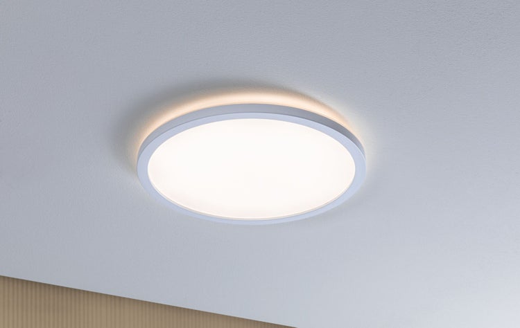 LED Panel Atria Shine Backlight IP44 rund 293mm 16W 1600lm 3000K Weiß