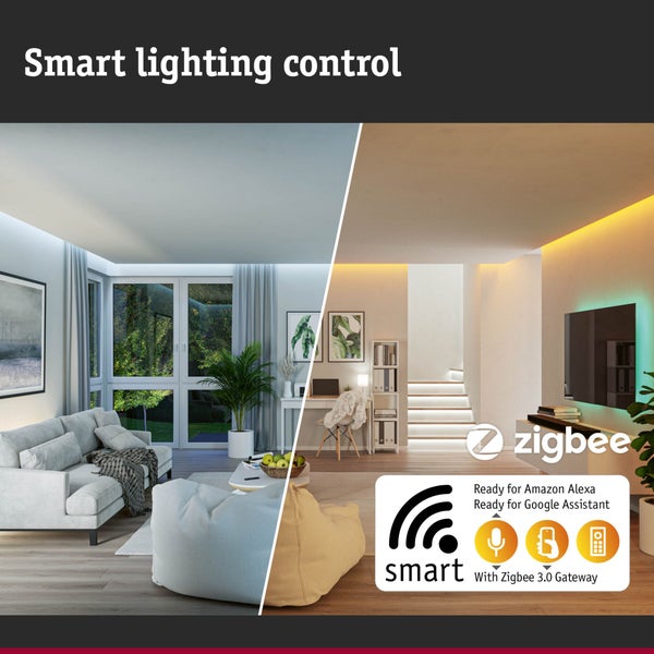 LED Panel Smart Home Zigbee 3.0 Velora eckig 225x225mm 8,5W 800lm Tunable White Weiß matt dimmbar