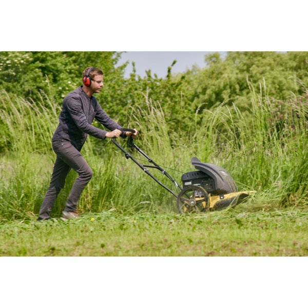 Wiesenmäher Benzin TEXAS Pro Trim 600 – 4-Takt Hochgrasmäher mit 60 cm Schnittbreite & 173ccm Power