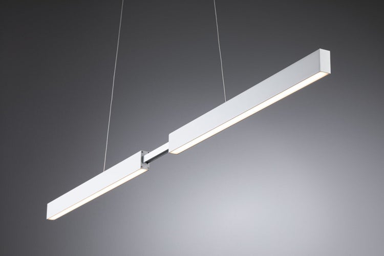 LED Pendelleuchte Smart Home Zigbee 3.0 Aptare 2700K dimmbar 1800lm / 1800lm 2x18W Weiß matt