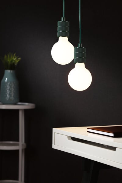 Neordic Pendelleuchte Tilla E27 max. 60W Grün dimmbar Metall