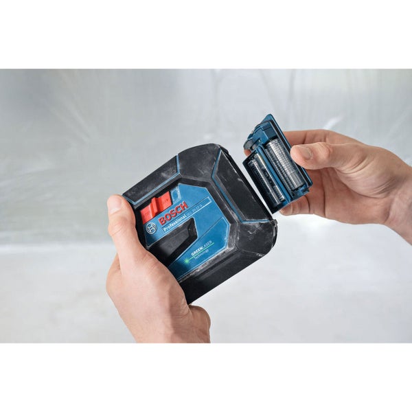 Bosch Professional Linienlaser mit eingesetztem Akku