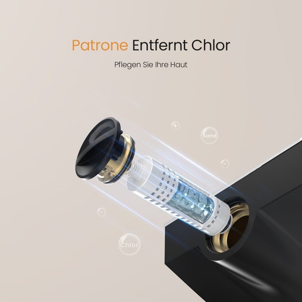 Wasserfilter Kartusche zum Entfernen von Chlor, Sand und anderen Unreinheiten