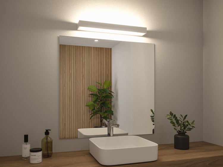 Selection Bathroom LED Wandleuchte 3-Step-Dim Lucille IP44 2700K 1600lm 230V 18W dimmbar Weiß
