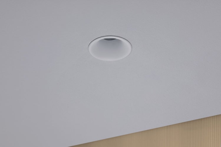 LED Einbauleuchte Cymbal Coin IP44 rund 77mm Coin 6,7W 430lm 230V dimmbar 2700K Weiß matt