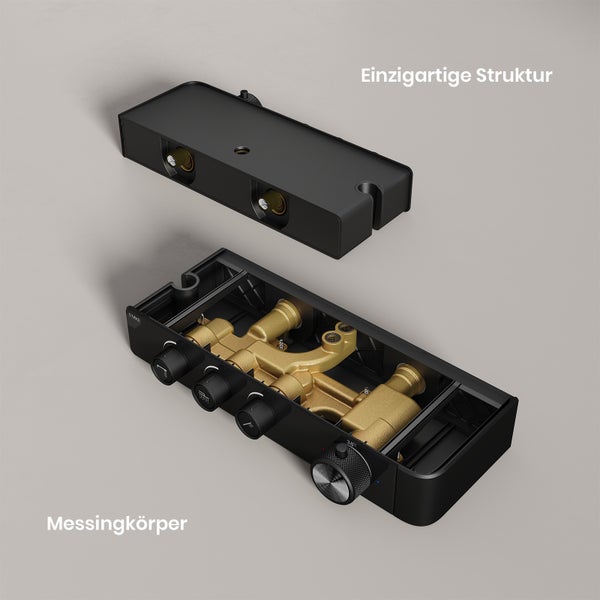 Unterputz-Thermostatbatterie mit Messingkörper