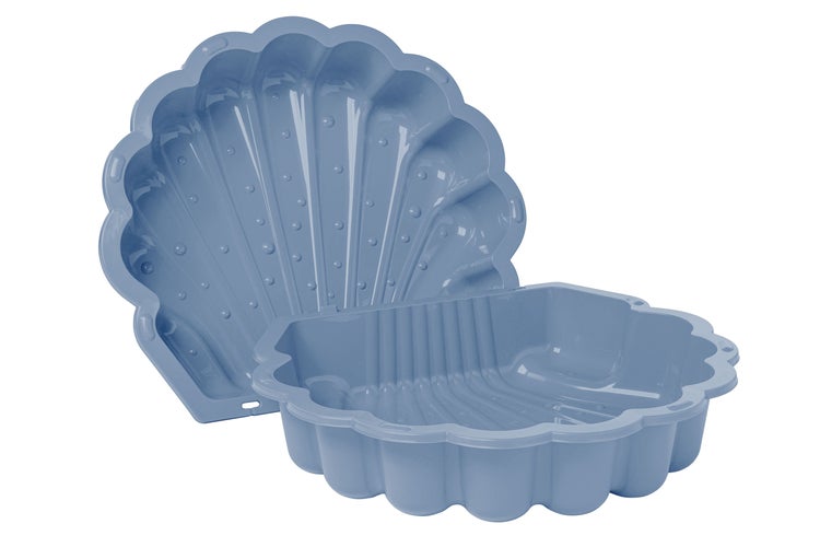 Sandkasten in Muschelform, zweiteilig