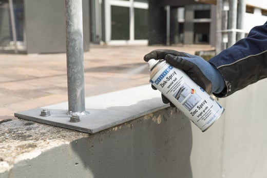 WEICON Zink-Spray spezial hell|kathodischer Korrosionsschutz mit Zulassung für den Lebensmittelbereich|400 ml