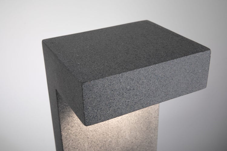 LED Pollerleuchte Concrea IP65 616mm 3000K 6,8W 200lm 230V Schwarzer Sandstein Beton