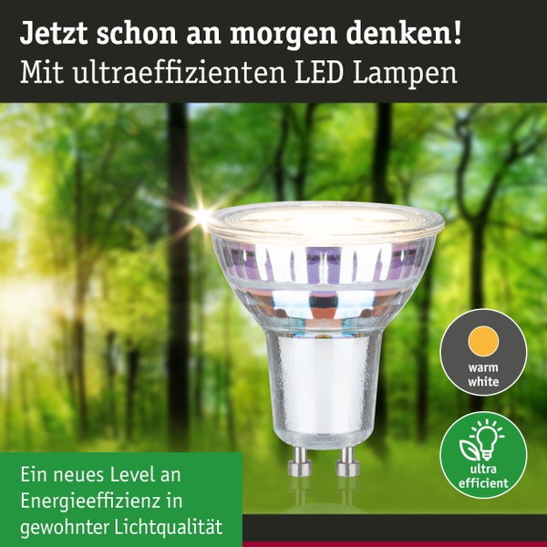 Eco-Line Set LED Reflektor GU10 5x450lm 5x2,5W 3000K Silber