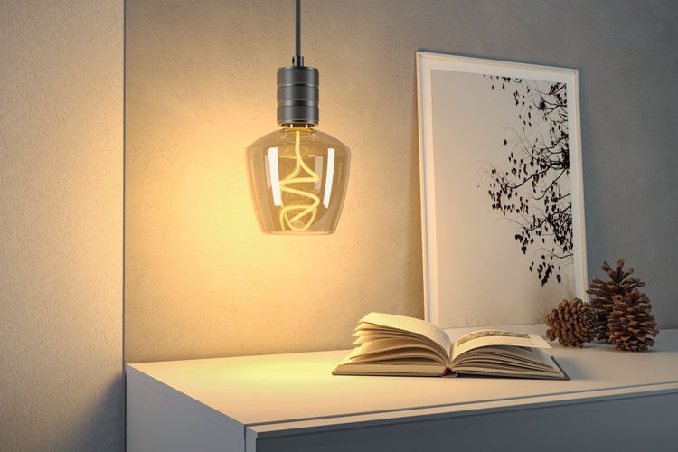 Floating Shine Standard 230V LED Globe E27 250lm 4W 1800K dimmbar Gold