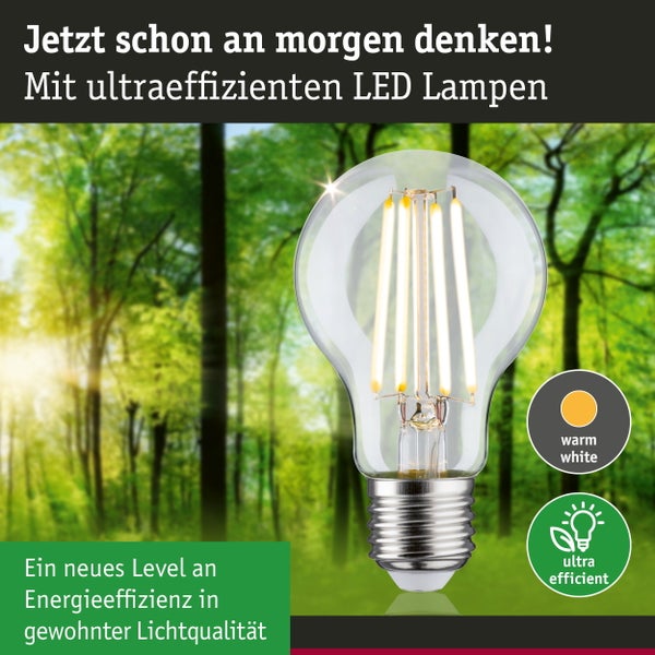 Eco-Line Set LED Birne Filament 230V LED Birne E27 5x525lm 5x2,5W 3000K Klar