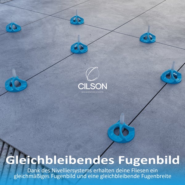 Fliesen Nivelliersystem für ein gleichmäßiges Fugenbild
